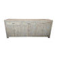 NEVANA  RECYCLED ELM TIMBER SIDEBOARD/BUFFET 6 DOORS 3 DRAWERS NATURAL - MyChocolateWood