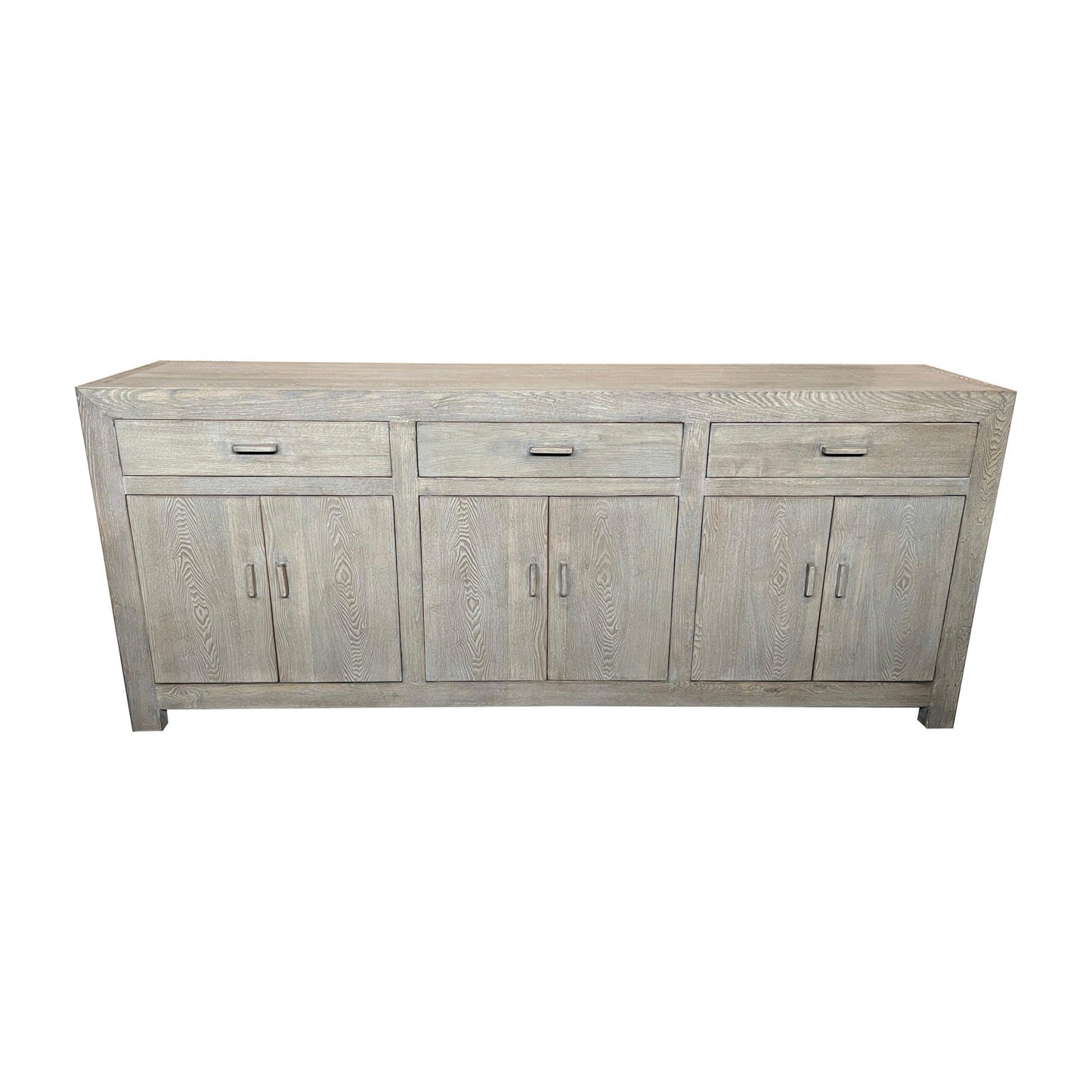 NEVANA  RECYCLED ELM TIMBER SIDEBOARD/BUFFET 6 DOORS 3 DRAWERS NATURAL - MyChocolateWood