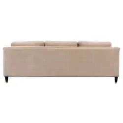 ORVIL-3-SEATER SOFA TAUPE VELVET - MyChocolateWood
