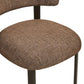 Barbon Fabric Dining Chair - Shiraz/Dark Bronze 60x59x77.5cm