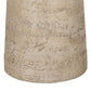 BARDOT ROUND CEMENT SIDE TABLE/LAMP TABLE NATURAL - MyChocolateWood