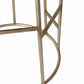 JACE GOLD STEEL BAR STOOL - BLACK LINEN - MyChocolateWood