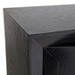 CARLSON OAK WOOD BLACK BUFFET/SIDEBOARD 200CM - MyChocolateWood