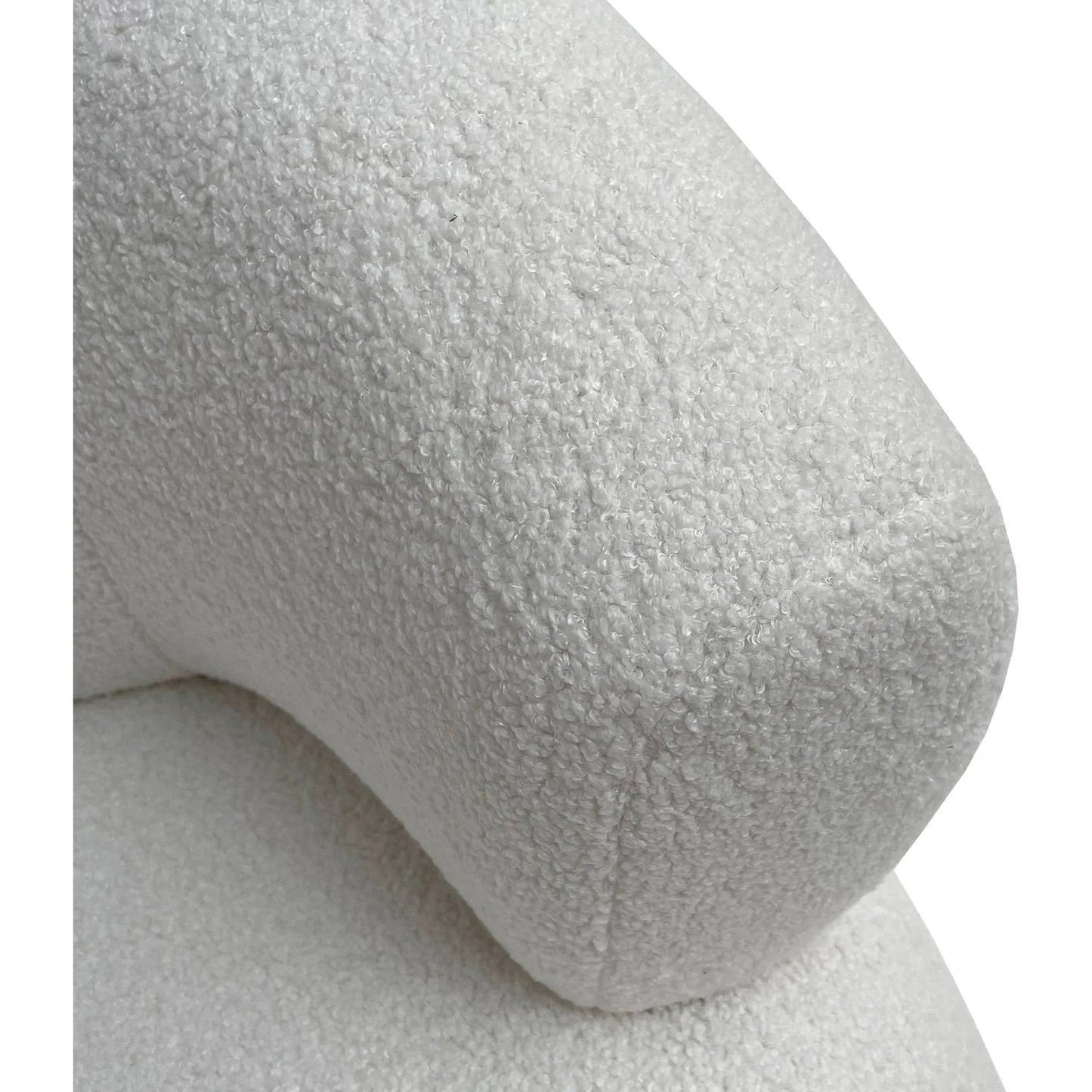 Daventry Ashwood/Fine Boucle Occasional Chair/Lounge Chair - Snow