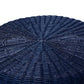 WENGLOR DEEP BLUE RATTAN SIDETABLE - MyChocolateWood