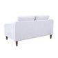 BALLINA FABRIC 2-SEATER SOFA + 3-SEATER  SOFA PLATINUM - MyChocolateWood