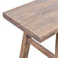 HARLOW SOLID HARDWOOD RUSTIC BENCH MEDIUM NATURAL 120X43X50