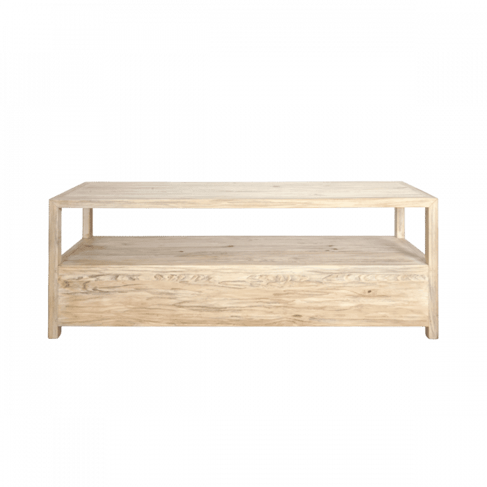 JOELLE 3-DRAWER TELEVISION UNIT ETU DISTRESSED NATURAL - MyChocolateWood