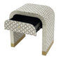 Kenora 1-Drawer Mother of Pearl Hand Inlay Bedside Table