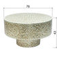 CLARISSE MOTHER OF PEARL HAND MADE COFFEE TABLE - MyChocolateWood