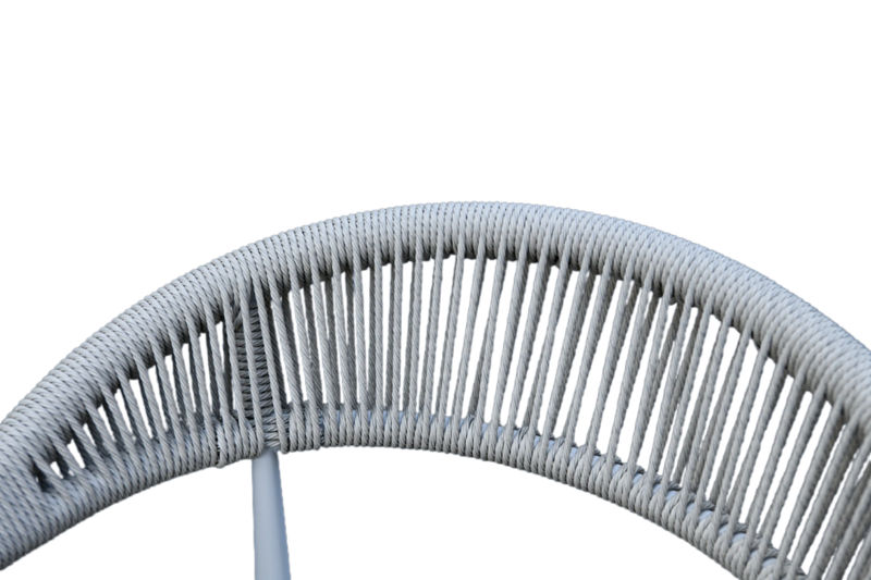 Allerton Aluminium/Rope Look Wicker Design Outdoor Dining Chair