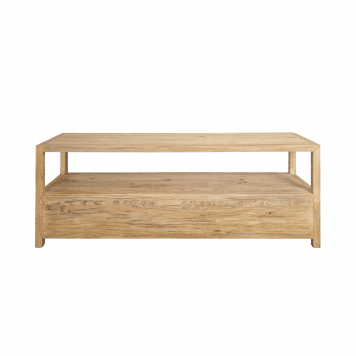 JOELLE 3-DRAWER TELEVISION UNIT ETU DISTRESSED RUSTIC NATURAL - MyChocolateWood
