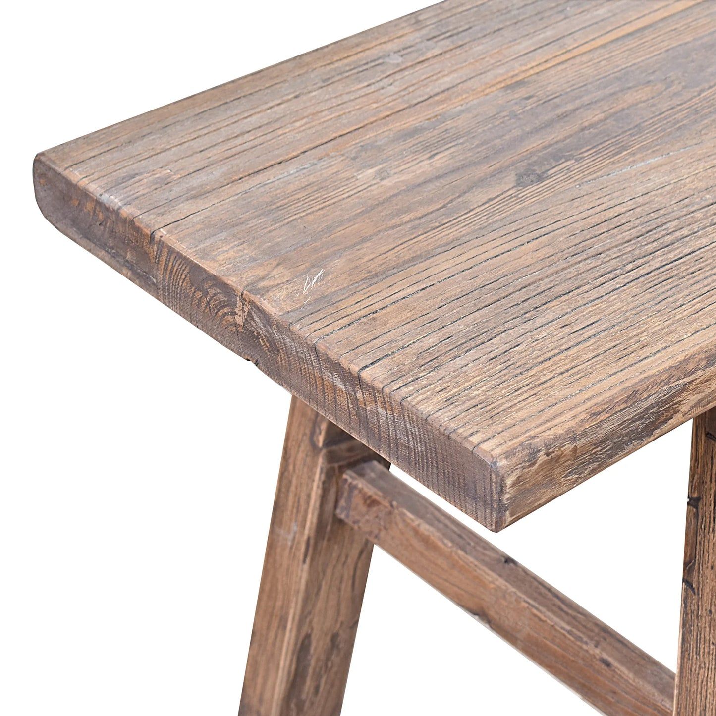 HARLOW SOLID HARDWOOD RUSTIC BENCH SMALL NATURAL 100X43X50