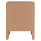 JAYLA SMALL MOCHA MOUSSE  2-DRAWER BEDSIDE TABLE - MyChocolateWood