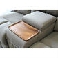 Vorn Fabric 2-Seater Lift Chair / Recliner Sofa with Console in Graphite-MyChocolateWood