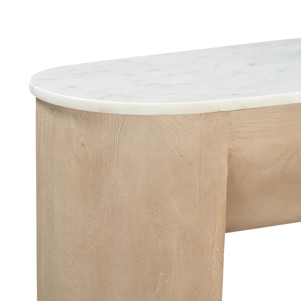 Bertrand Marble Top Console Table / Hall Table