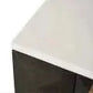 Hampshire 2-Drawer Bedside Table in Smoked Oak with White Marble Top - Chocolate Wood