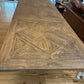HARLOW PARQUET RECLAIMED ELM DOUBLE EXTENSION DINING TABLE WITH PEDESTAL BASE 210/260/310CM NATURAL ELM - MyChocolateWood