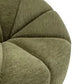 MADELEY CHENILLE SWIVEL OCCASIONAL CHAIR ARMCHAIR OLIVE - MyChocolateWood