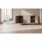 Nevana Recycled Elm 2-Door 3-Drawer Sideboard 195cm - Chocolate Wood