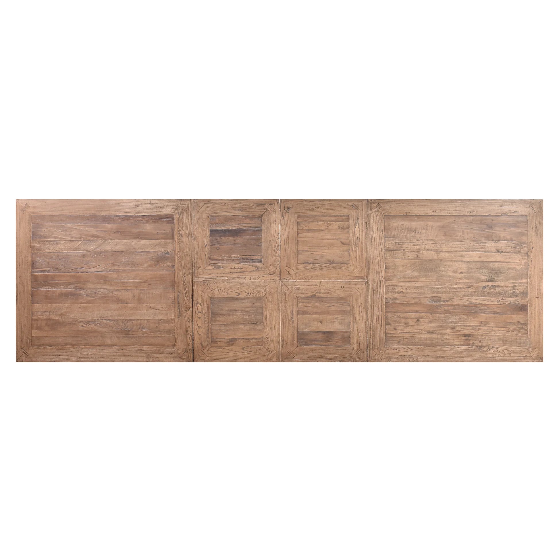 VAILLANT CURVED LEG ELM DOUBLE EXTENSION DINING TABLE W210/260/310 - MyChocolateWood