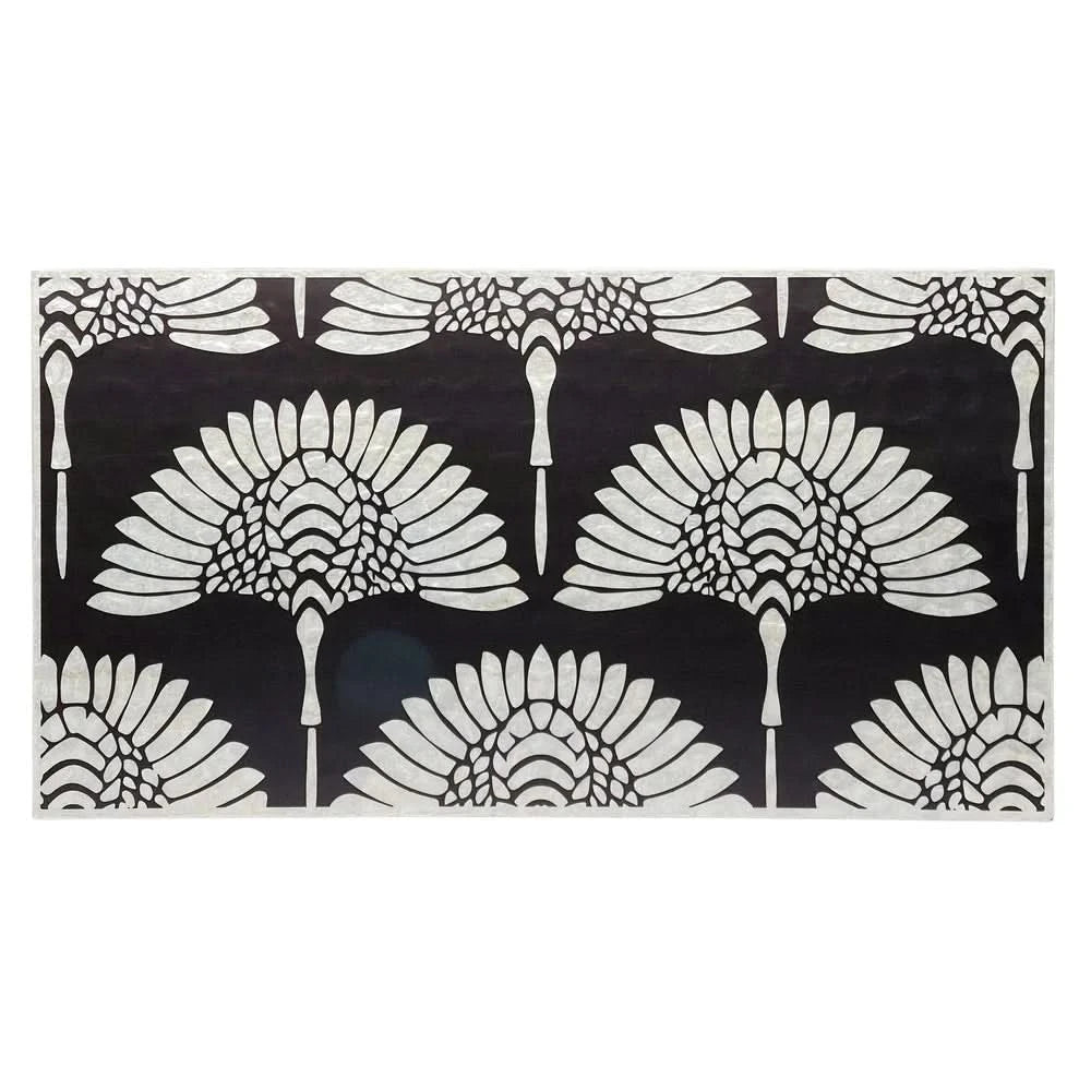THE CRISANTH MOTHER OF PEARL HAND INLAY COFFEE TABLE - MyChocolateWood