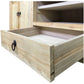 Gibraltar Recycled Elm TV Unit 140cm - Chocolate Wood