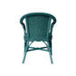 WENGLOR FOREST GREEN RATTAN ARMCHAIR ACCENT CHAIR/ LOUNGE CHAIR - MyChocolateWood