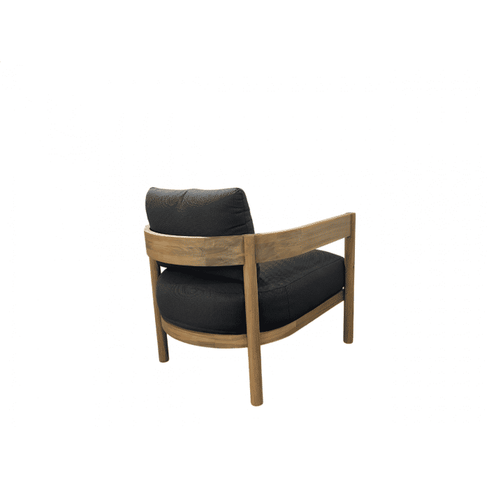 HEPBURN 4 PIECE ACACIA WOOD OUTDOORS LOUNGE SETTING FINISH LIGHT TEAK/DARK ANTHRACITE - MyChocolateWood