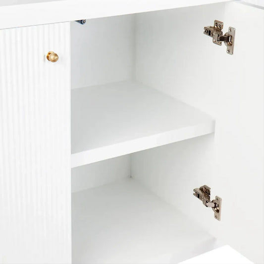 JAILA 4-DOOR CONTEMPORARY SIDEBOARD/BUFFET WHITE