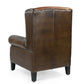 ABE HAND MADE COWHIDE & GENUINE LEATHER ARMCHAIR - MyChocolateWood