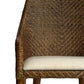 LAMAR RATTAN LOUNGE CHAIR ACCENT CHAIR/ ARMCHAIR MANGO TEAK COLOUR - MyChocolateWood