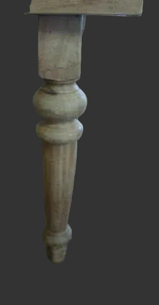 MORO RUSTIC RECYCLED  ELM COFFEE TABLE WITH PARQUETRY TOP 140CM