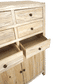 JOELLE 18-DRAWER 6-DOOR FILE CABINET DISTRESSED NATURAL - MyChocolateWood