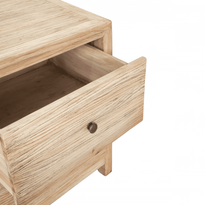 JOELLE 4-DRAWER 2-DOOR CABINET/SIDEBOARD/BUFFET DISTRESSED NATURAL - MyChocolateWood