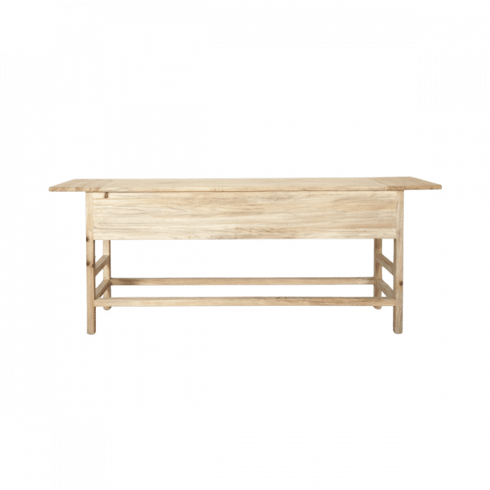 JOELLE 3-DRAWER CONSOLE TABLE/HALL TABLE DISTRESSED NATURAL (Copy) - MyChocolateWood