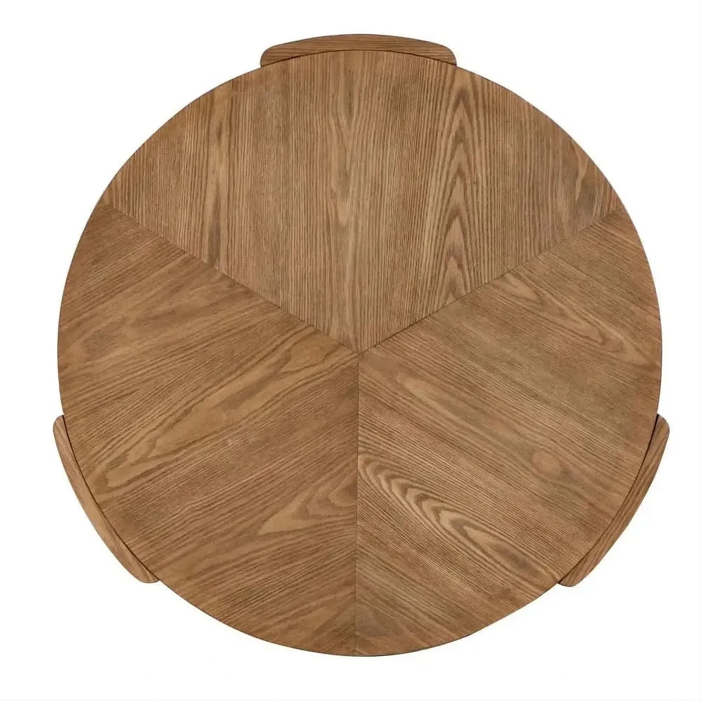CAYDEN ASH VENEER ROUND COFFEE TABLE NATURAL