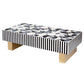 ORION MOTHER OF PEARL HAND INLAY COFFEE TABLE - MyChocolateWood