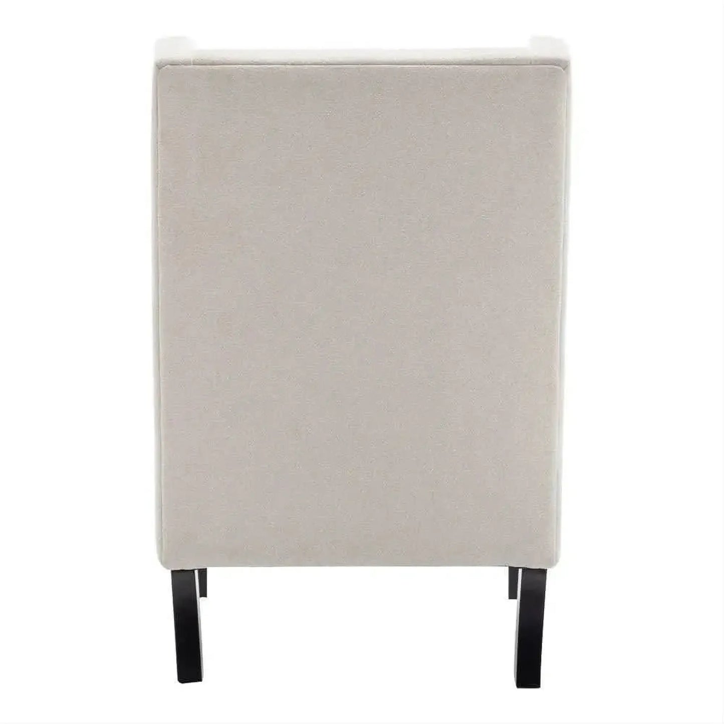 SILAS PEARL CHENILLE WING BACK ARMCHAIR/OCCASIONAL CHAIR - MyChocolateWood