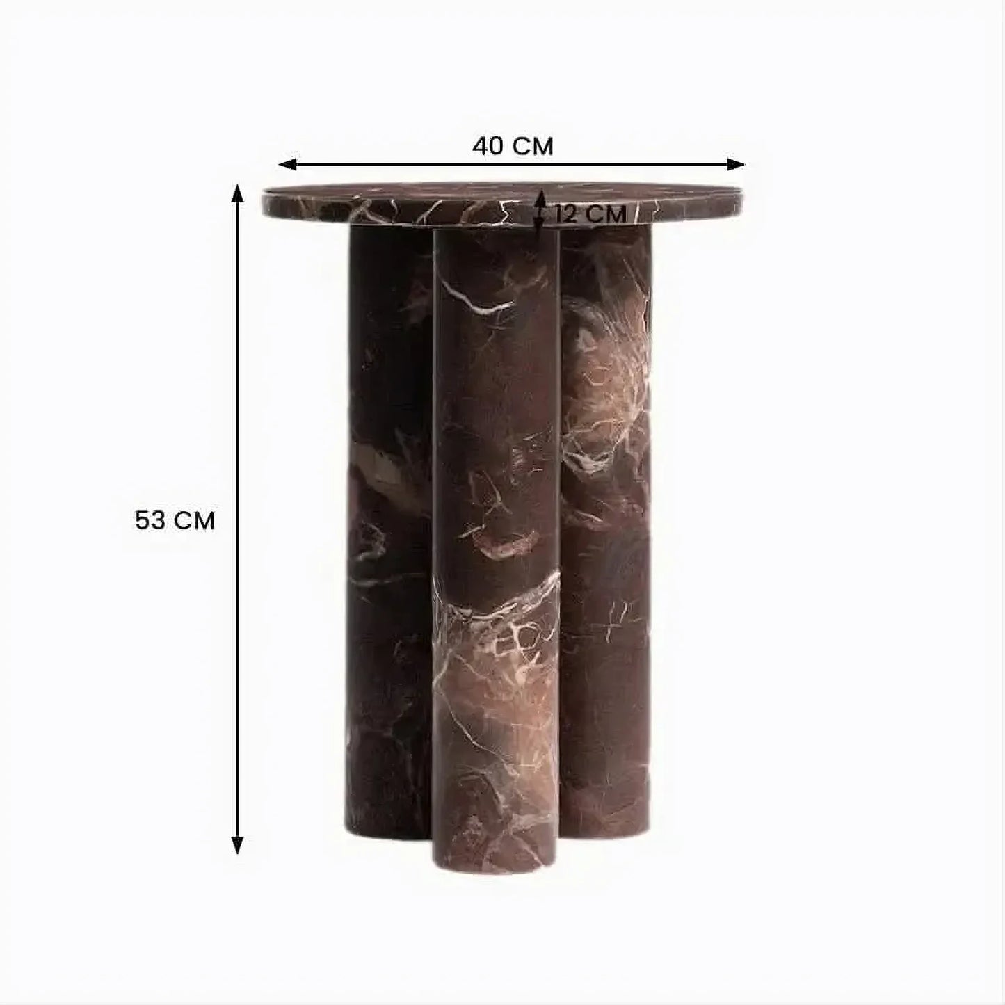 BODHI SOLID MARBLE ACCENT TABLE/SIDE TABLE/LAMP TABLE (Copy)