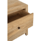 Joelle 8-Drawer Lowboy in Distressed Rustic - Chocolate Wood
