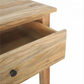 Joelle 4-Drawer 2-Door Buffet in Distressed Rustic - Chocolate Wood