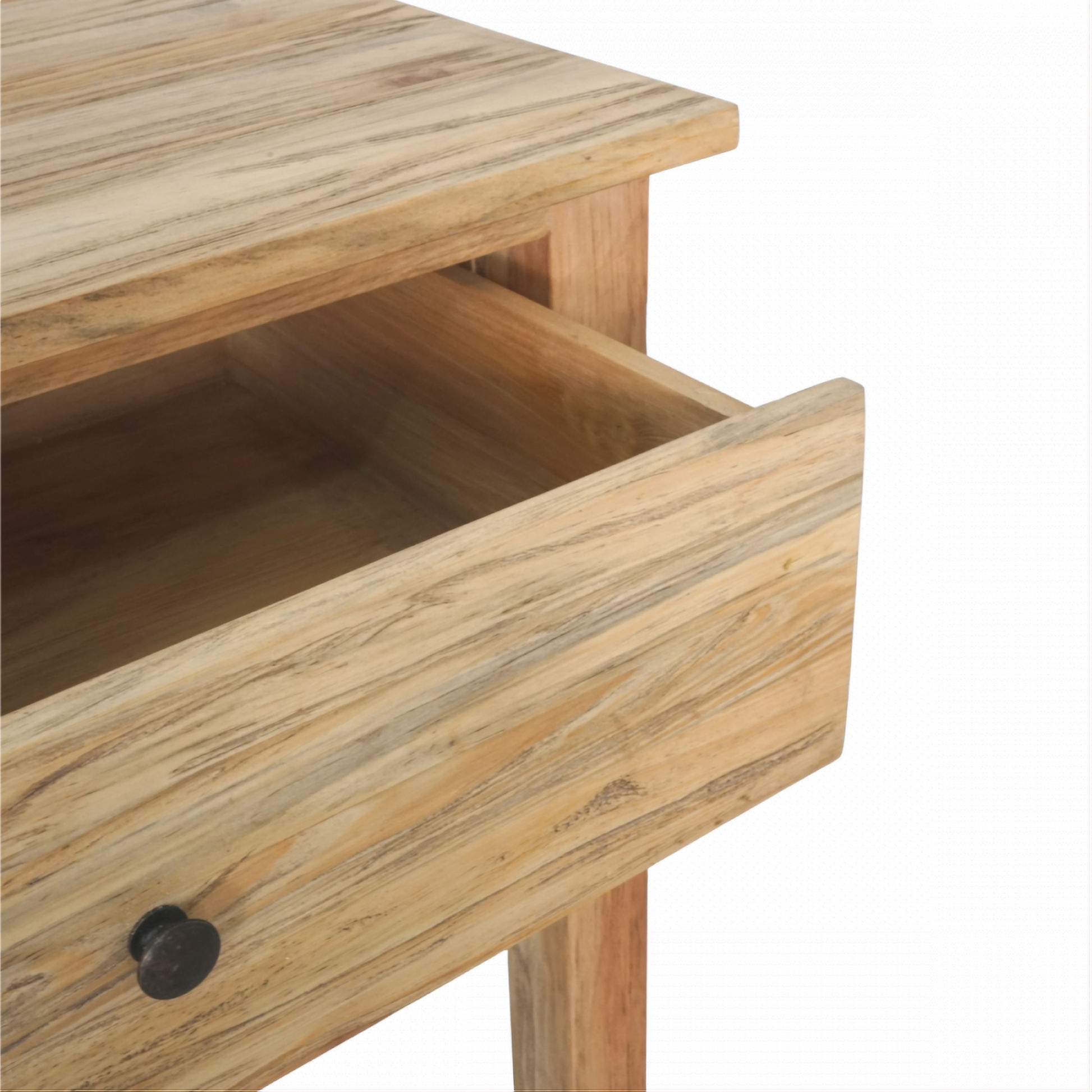 Joelle 4-Drawer 2-Door Buffet in Distressed Rustic - Chocolate Wood