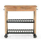 MEDGAR  RECYCLED BUTLERS TROLLEY ON WHEELS - MyChocolateWood