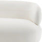 BEECHAM 3-SEATER CHENILLE SOFA WHITE - MyChocolateWood