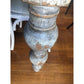 HAMPSHIRE RECYCLED OREGON TIMBER DINING TABLE RUSTIC GREY 212CM - MyChocolateWood