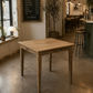 TARA 4-SEATER SQUARE DINING TABLE IN SOLID OAK WITH A NATURAL FINISH 90CM - MyChocolateWood