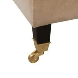 ORVIL-3-SEATER SOFA TAUPE VELVET - MyChocolateWood