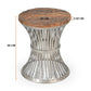 JUDE INVERTED WOOD & IRON SIDE TABLE/LAMP TABLE/ACCENT TABLE - MyChocolateWood