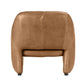 ANDERS TOP GRAIN COW LEATHER ARMCHAIR LIGHT BROWN - MyChocolateWood